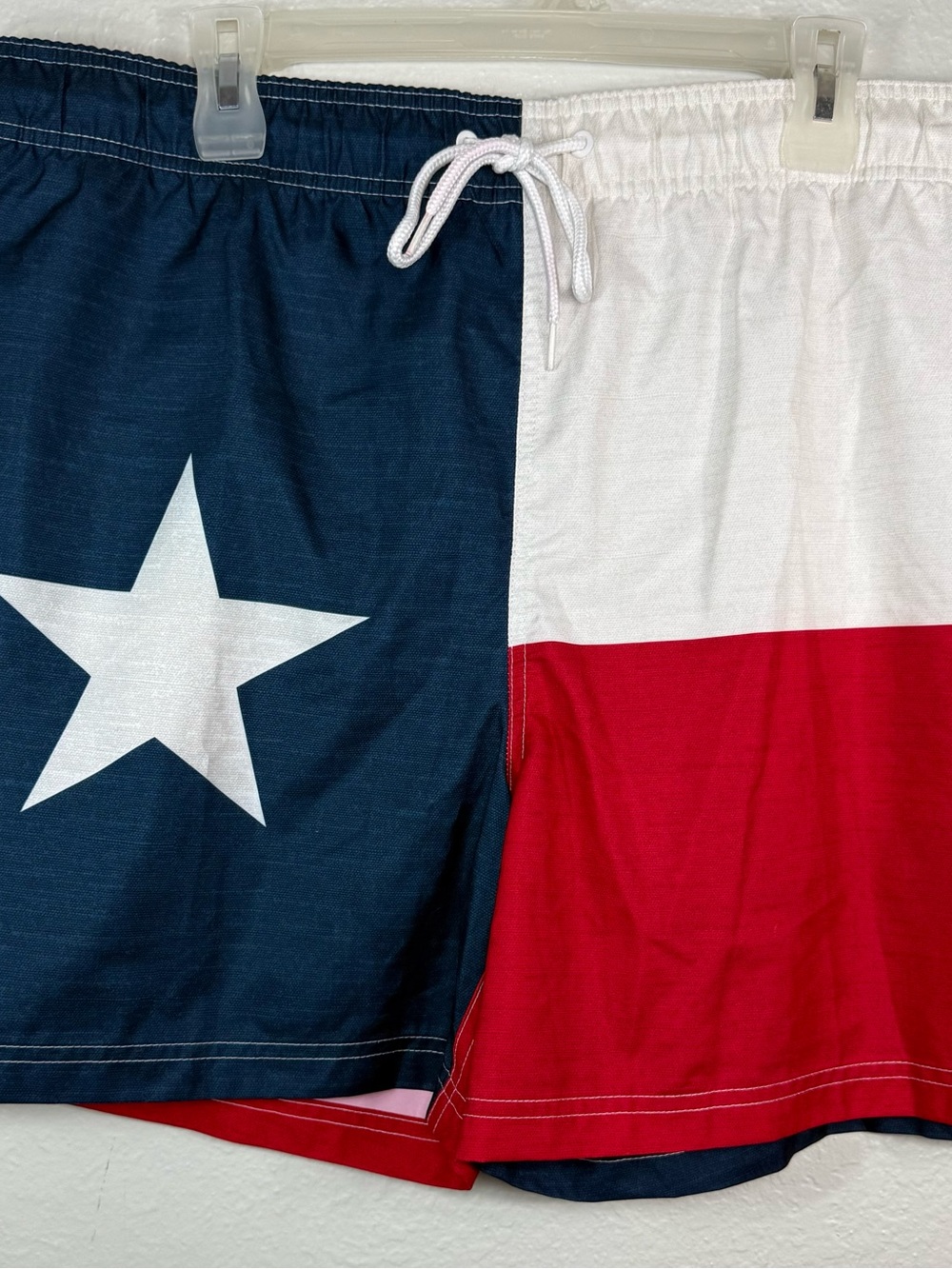 Men’s Texas Flag‎ Swim Trunks Size XL Board Shorts Summer River Beach Pool